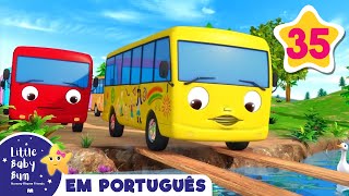 Desenho para Bebe  Dez Pequenos Ônibus 2  Canções em Portugues  Desenhos  Little Baby Bum [upl. by Keemahs]