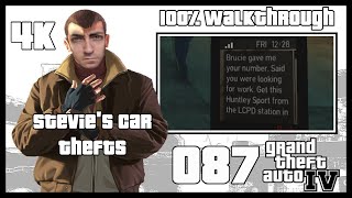 GTA 4 Key to the City 087 Upscaled  Stevies Car Thefts Textual Guide [upl. by Athelstan]