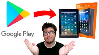 🔴 Como INSTALAR Google PLAY STORE en tu tablet AMAZON FIRE HD 7 8 9 Y 10 [upl. by Nikolas353]