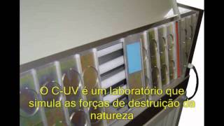 CUV  Teste de Intemperismo e Solidez a Luz [upl. by Leseil]