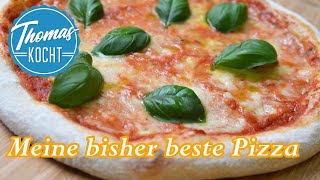 Pizzateig selber machen  so wird er richtig gut  Thomas kocht [upl. by Ymassej]