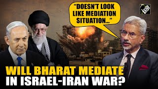 “Doesn’t look like mediation situation…” Jaishankar on rising tension in West Asia IsraelIran war [upl. by Buckden]