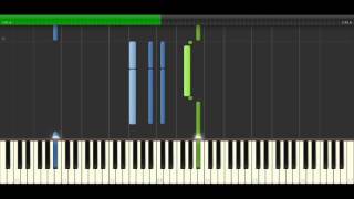 Gnossienne 1  Erik Satie Piano Tutorial Synthesia [upl. by Adeuga]