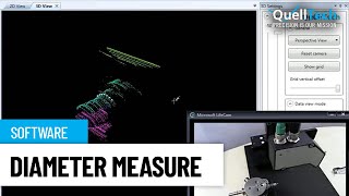 Shaft Diameter Measuerement with 2D Laser [upl. by Yrrep]