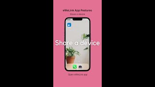 eWeLink app feature share a device smarthome shorts [upl. by Shalom]