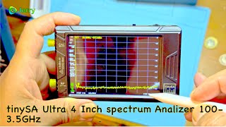 tinySA Ultra from AliExpress unbox and calibrationtest [upl. by Rustie]