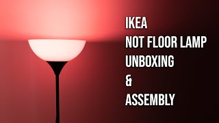 Ikea Not Floor Lamp Unboxing IN Hindi  Premium Floor Lamp India  Lamps India Online [upl. by Ahtram62]