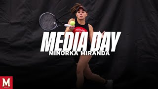 Maryland Spring Sport Media Day  Womens Tennis Minorka Miranda [upl. by Eudosia]