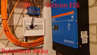 PV ESS Speicher mit Victron Multiplus und Pylontech Akkus Top Komibination [upl. by Asalocin751]