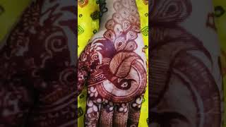 New trending beautiful front and back hand mehndi design 😍😍 trending mehndi youtubeshorts [upl. by Aizan]