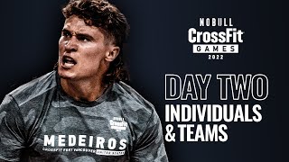 Thursday Day 2 Individuals and Teams — 2022 NOBULL CrossFit Games [upl. by Lenahc]