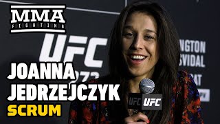 Joanna Jedrzejczyk Eyes Zhang Weili Rematch Predicts Winner Of Rose Namajunas vs Carla Esparza 2 [upl. by Edieh]