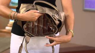 Tignanello Traveler Pebble Leather Shopper w Buckle Detail with Leah Williams [upl. by Presber143]