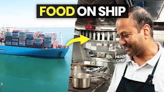 Watch what we EAT On a Merchant Navy Ship LIFE AT SEA [upl. by Merna]