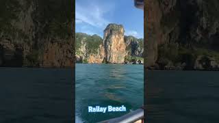 Railay Beach  Krabi Thailand tropicalparadise bestbeaches thailandtravel [upl. by Hintze435]