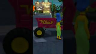 The Simpsons Hit amp Run PS2  First Appearances of Groundskeeper Willies Tractor [upl. by Eittik491]