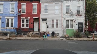 NORTH PHILADELPHIA CROWDED FILTHY GHETTOS [upl. by Sherwynd]