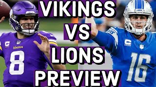 Vikings VS Lions Preview [upl. by Ailad]