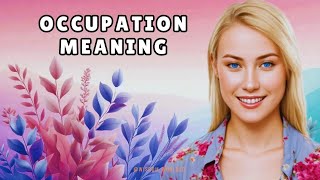 Occupation Name Meaning amp Dictionary definition in englishPronunciation Guide [upl. by Naitsabas685]