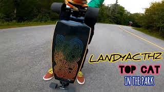 Landyachtz New TOP CAT Fade  Ride in the Park topcat longboarding skatergirl dhlife landyachtz [upl. by Ramonda]