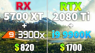 RX 5700 XT  R9 3900x vs RTX 2080 Ti  i9 9900k [upl. by Bachman]