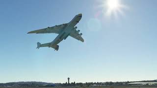 Unbelievable Antonov An225 Takeoff [upl. by Aitital]