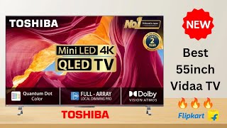 TOSHIBA 55 inch QLED Ultra HD 4K Smart VIDAA TV 49 W Dolby Vision  55M650MP  Latest 2024 TV [upl. by Annawik385]