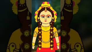 Mahalaya 2024  Devi Uma  noy rupe Mahamaya  art mahalaya viralvideo cartoon drawing [upl. by Nnednarb]