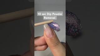 🤯 Easy Dip Powder Removal 😱😲 dippowder dippowdernails peeloffbase dipremoval [upl. by Damarra]