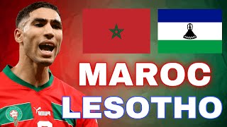 🔴🇲🇦🇱🇸 MAROC 70 LESOTHO  DIMA MAGHRIB   QUALIFICATION CAN 2025 LIVE TALK [upl. by Aciretahs]