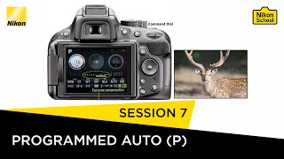 Nikon School DSLR Tutorials  Programmed Auto P  Session 7 [upl. by Adym]