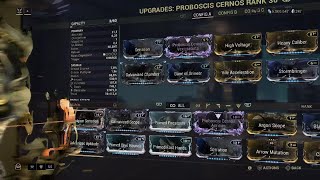 RIVEN IN 60s Proboscis Cernos godroll riven mod Warframe [upl. by Akyre]