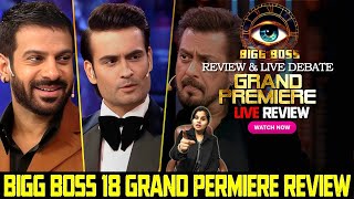 Bigg Boss 18 Grand Premiere Full Episode Review  Vivian  Rajat Dalal  Karan Veer  Salman Khan [upl. by Adekahs]