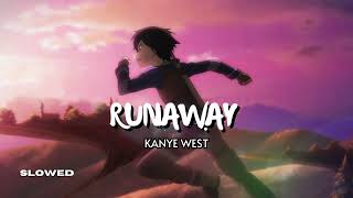 Runaway Kanye West slowed  reverb [upl. by Led]