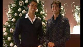 Cristiano Ronaldo and Kaká Merry Christmas [upl. by Drofnats]