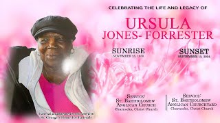 Celebrating the Life amp Legacy of Ursula JonesForrester [upl. by Ocirnor604]