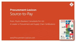 Source to Pay from Procurement Lexicon [upl. by Sternberg34]