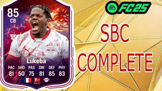 TRAILBLAZING LUKEBA SBC Complete EAFC25 [upl. by Euqinomad]