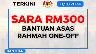 BANTUAN SARA ONEOFF RM300 [upl. by Nathanial]