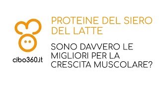 Proteine del siero del latte whey [upl. by Scoles]