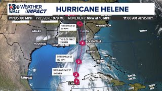 Watch Live The 13WMAZ weather team is tracking Hurricane Helene [upl. by Terrab568]