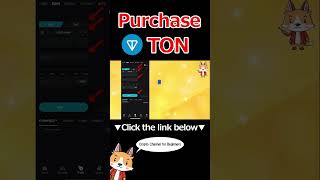 Purchase TON 【Bitget】【crypto asset】【exchange】 shorts [upl. by Arytal]