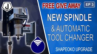 Shapeoko Upgrade New Spindle Tool Changer and More [upl. by Philana180]