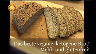 Das beste vegane ketogene Brot Mehl und glutenfrei [upl. by Stretch]