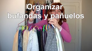 Cómo organizar pañuelos y bufandas [upl. by Aicilet]