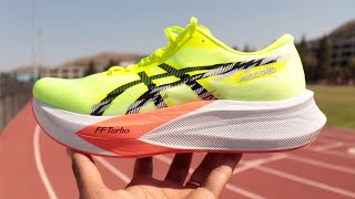 Asics Magic Speed 4 First Run Review [upl. by Nyrehtac500]