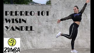 TUTORIAL PERREO 101 WISIN YANDEL  ZUMBA PARA PRINCIPIANTES  ZUMBA PASO A PASO JUDITEAM [upl. by Brunk689]