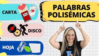 PALABRAS CON VARIOS SIGNIFICADOS  polisémicas  polisemia [upl. by Thamos]