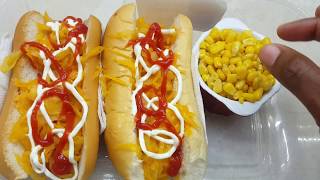 Como Hacer Hot Dog Estilo Dominicano [upl. by Eseuqram]