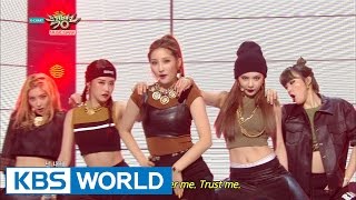 4minute  Crazy  포미닛  미쳐 Music Bank HOT Stage  20150313 [upl. by Lilian]